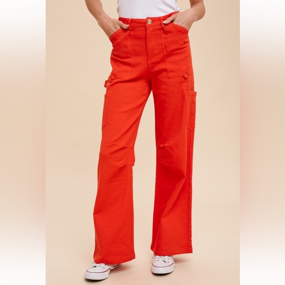 in loom Pants - Washed Cargo Pants|Chili